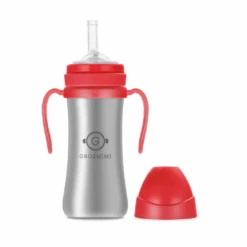 Grosmimi Dark Stainless Straw Cup 300ml -Baby Products Shop grosmimi dark stainless straw cup 300ml lupipop 12