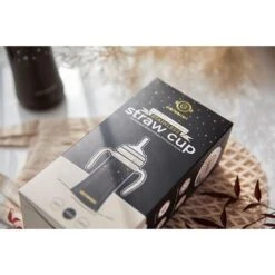 Grosmimi Dark Stainless Straw Cup 300ml -Baby Products Shop grosmimi dark stainless straw cup 300ml lupipop 9