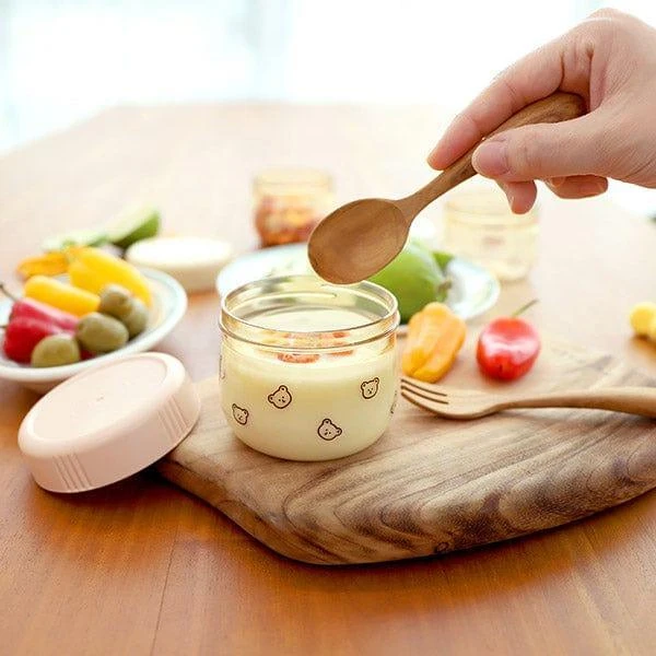 Grosmimi PPSU Baby Food Jar Set-Bear Edition 4 Grosmimi PPSU Baby Food Jar Set-Bear Edition - Image 2