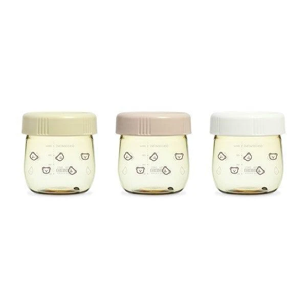 Grosmimi PPSU Baby Food Jar Set-Bear Edition 5 Grosmimi PPSU Baby Food Jar Set-Bear Edition - Image 3