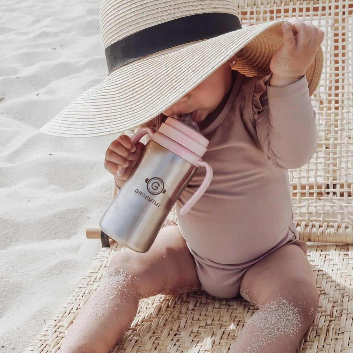 Grosmimi Stainless Straw Cup 200ml 4 Grosmimi Stainless Straw Cup 200ml - Image 2