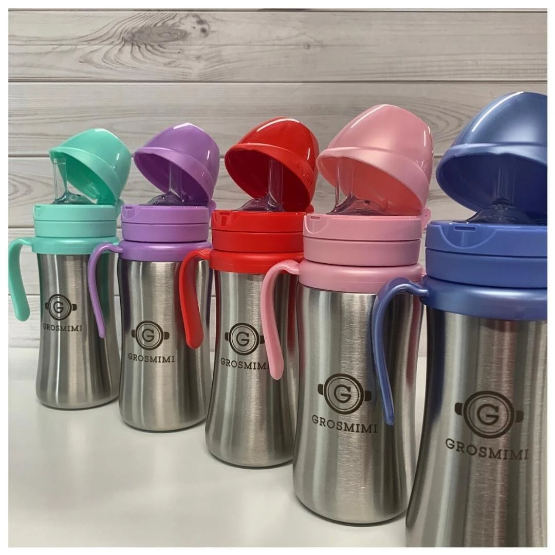 Grosmimi Stainless Straw Cup 200ml 6 Grosmimi Stainless Straw Cup 200ml - Image 4