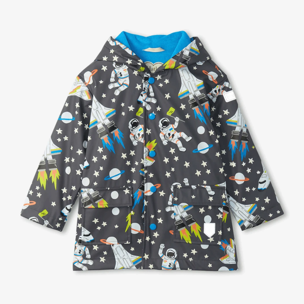 HATLEY Colour Changing Raincoat | Outer Space 3 HATLEY Colour Changing Raincoat | Outer Space