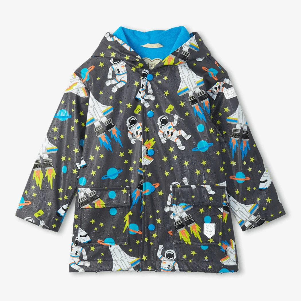HATLEY Colour Changing Raincoat | Outer Space 5 HATLEY Colour Changing Raincoat | Outer Space - Image 3