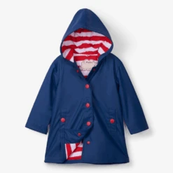 HATLEY Splash Rain Jacket | Navy & Red -Baby Products Shop hatley splash rain jacket or navy and red lupipop 3