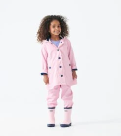 HATLEY Splash Rain Jacket | Pink & Navy -Baby Products Shop hatley splash rain jacket or pink and navy lupipop 5
