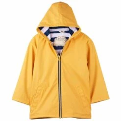 HATLEY Zip Up Splash Rain Jacket | Yellow