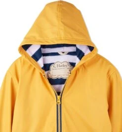 HATLEY Zip Up Splash Rain Jacket | Yellow -Baby Products Shop hatley zip up splash rain jacket or yellow lupipop 3