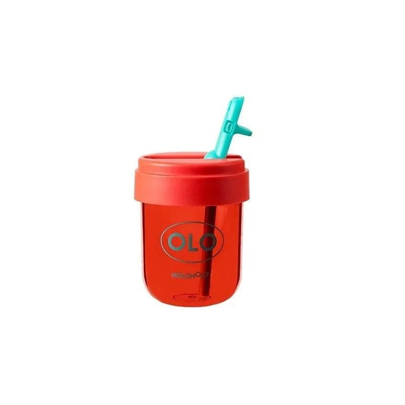 HOLOHOLO Heat-Resistant Reusable Coffee Cup Red 3 HOLOHOLO Heat-Resistant Reusable Coffee Cup Red
