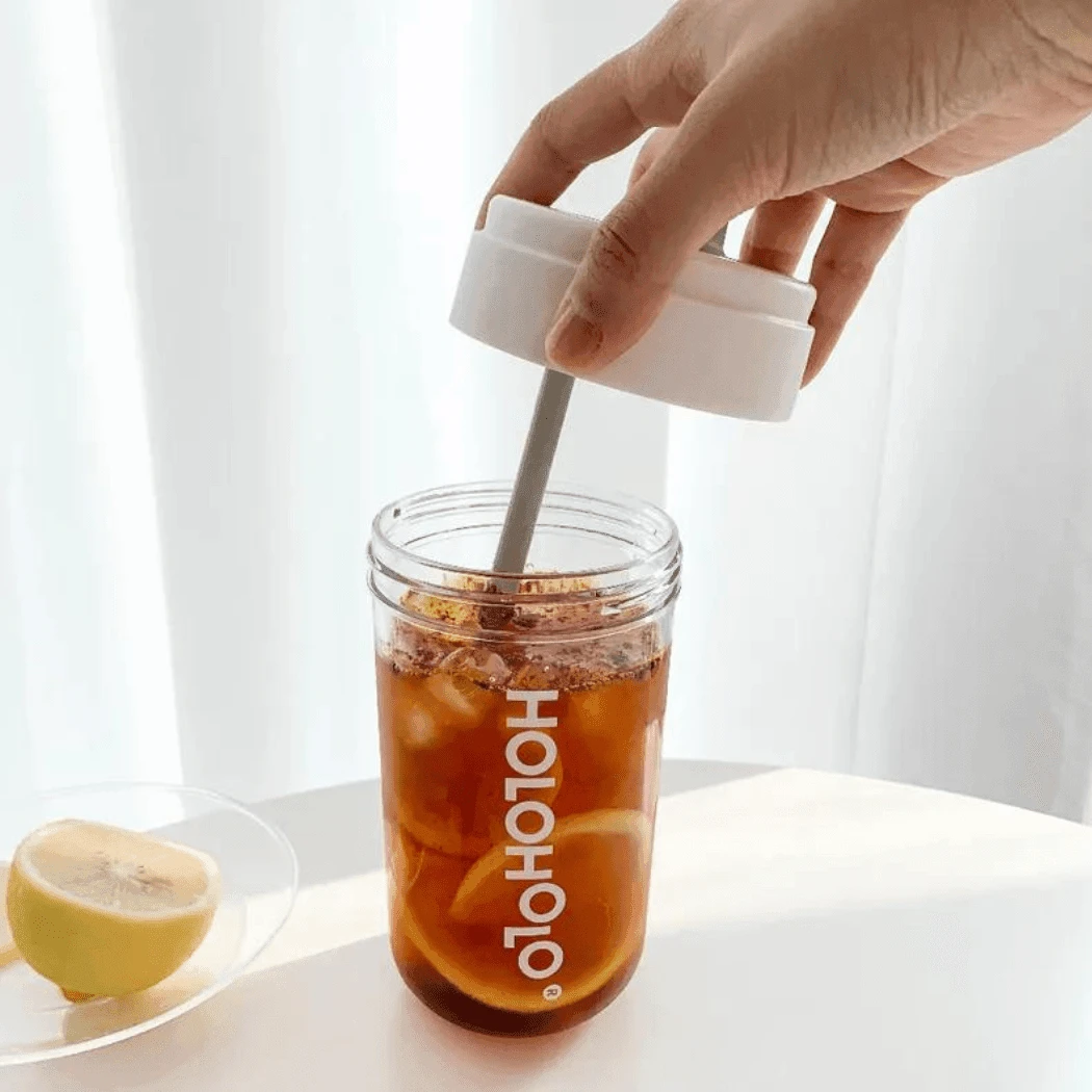 HOLOHOLO Heat-Resistant Reusable Coffee Cup White 13 HOLOHOLO Heat-Resistant Reusable Coffee Cup White - Image 11