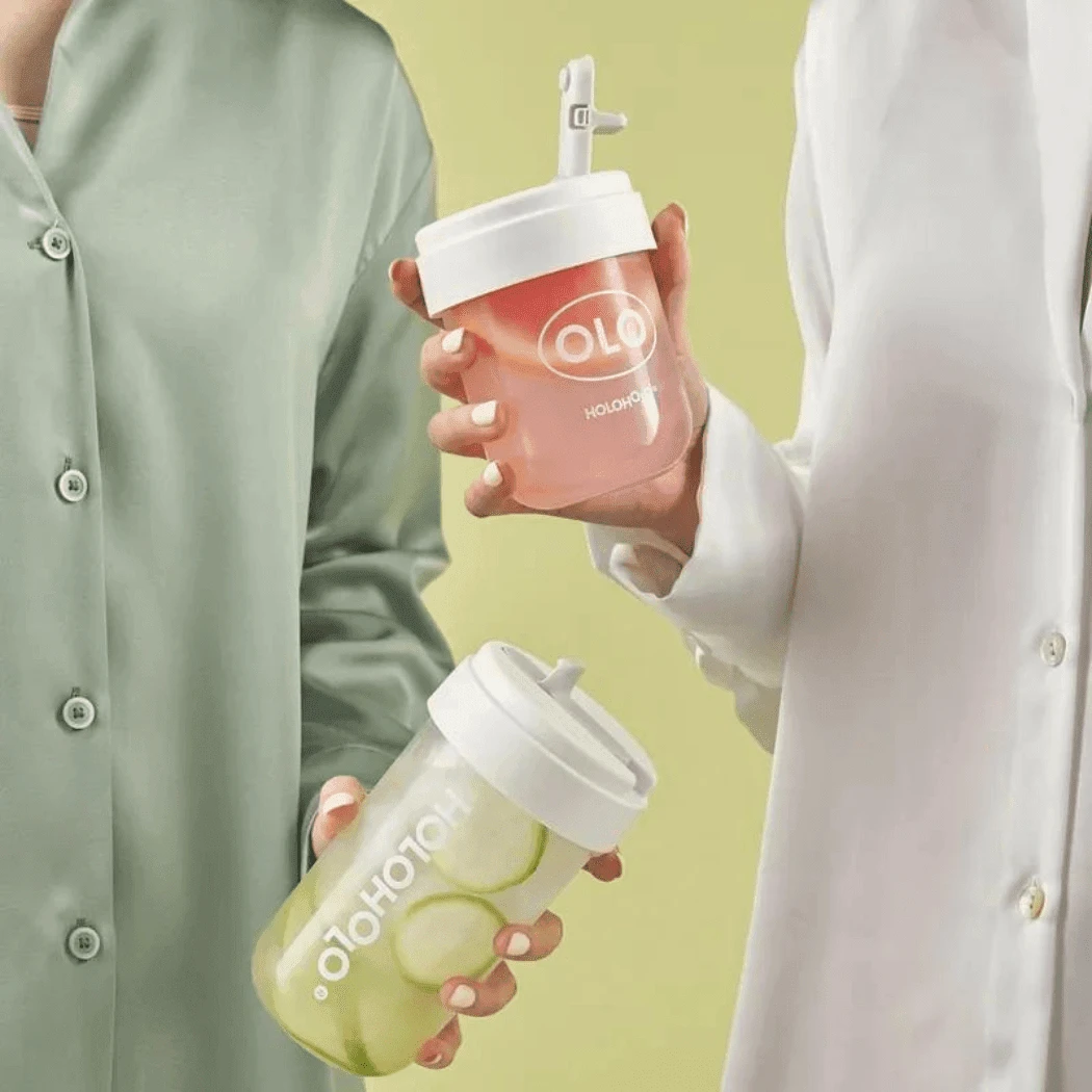 HOLOHOLO Heat-Resistant Reusable Coffee Cup White 6 HOLOHOLO Heat-Resistant Reusable Coffee Cup White - Image 4