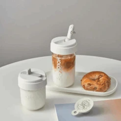 HOLOHOLO Heat-Resistant Reusable Coffee Cup White 18 HOLOHOLO Heat-Resistant Reusable Coffee Cup White -Baby Products Shop holoholo heat resistant reusable coffee cup white lupipop 6