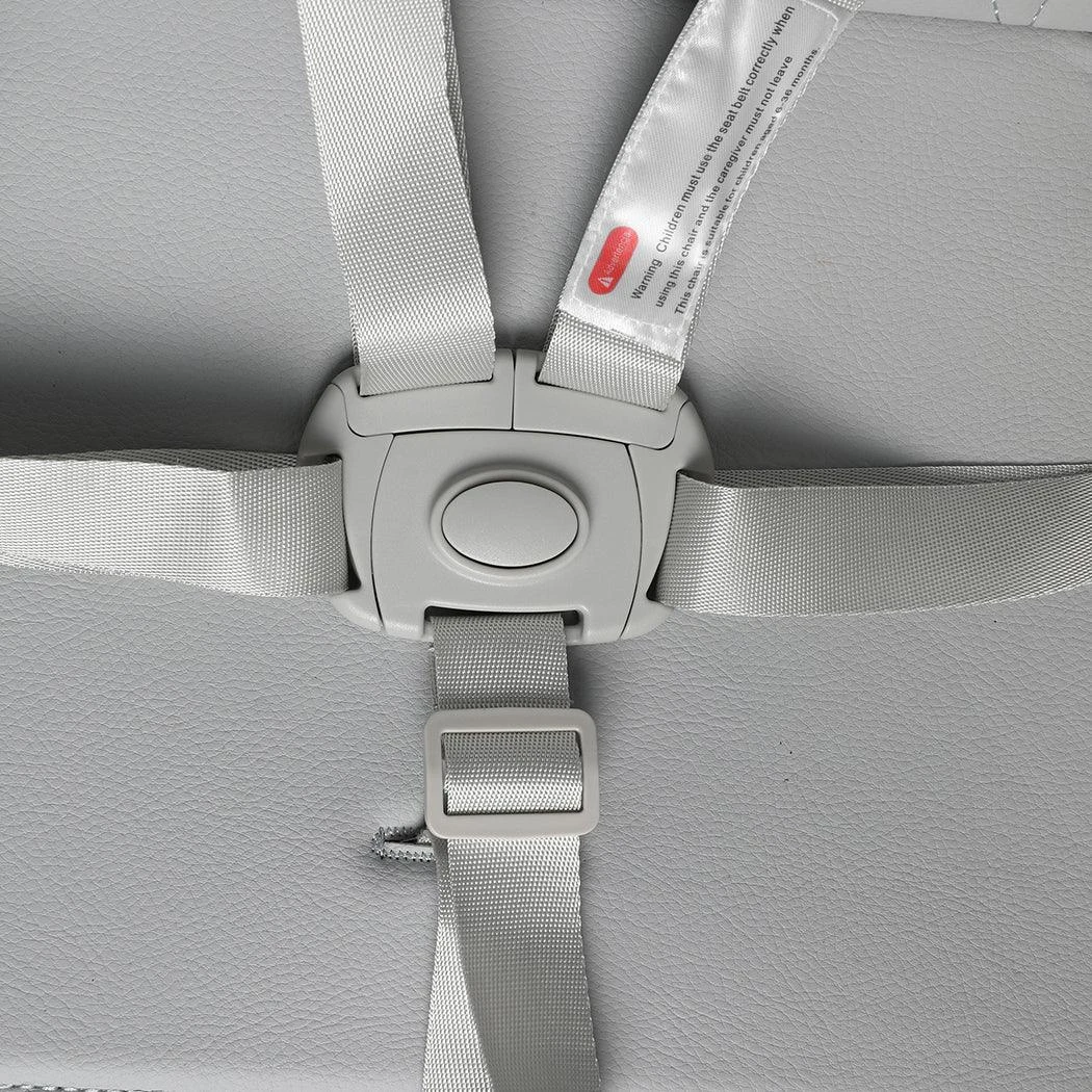 Baby High Chair Folding Double Trays Adjustable Height Wheel Eating 15 Baby High Chair Folding Double Trays Adjustable Height Wheel Eating - Image 13