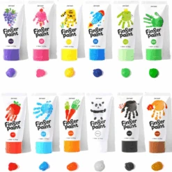 Jar Melo Finger Paint - 12 Colours Craft Kit 9 Jar Melo Finger Paint - 12 Colours Craft Kit -Baby Products Shop jar melo finger paint 12 colours craft kit lupipop 4