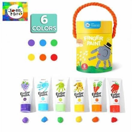 Jar Melo Finger Paint 6 Colours Craft Kit 4 Jar Melo Finger Paint 6 Colours Craft Kit - Image 2
