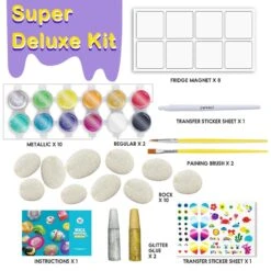 Jar Melo Rock Painting Kit -Baby Products Shop jar melo rock painting kit lupipop 5