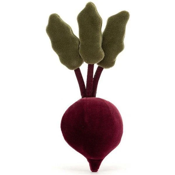 Jellycat Vivacious Vegetable Beetroot 20cm 4 Jellycat Vivacious Vegetable Beetroot 20cm - Image 2