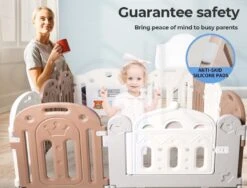 Kids Baby Playpen Safety 10 Panel With Music Toy Blue -Baby Products Shop kids baby playpen safety 10 panel with music toy blue lupipop 10