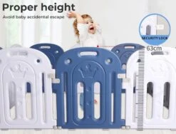 Kids Baby Playpen Safety 10 Panel With Music Toy Blue -Baby Products Shop kids baby playpen safety 10 panel with music toy blue lupipop 13
