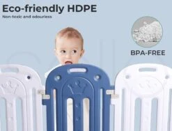 Kids Baby Playpen Safety 10 Panel With Music Toy Blue -Baby Products Shop kids baby playpen safety 10 panel with music toy blue lupipop 9