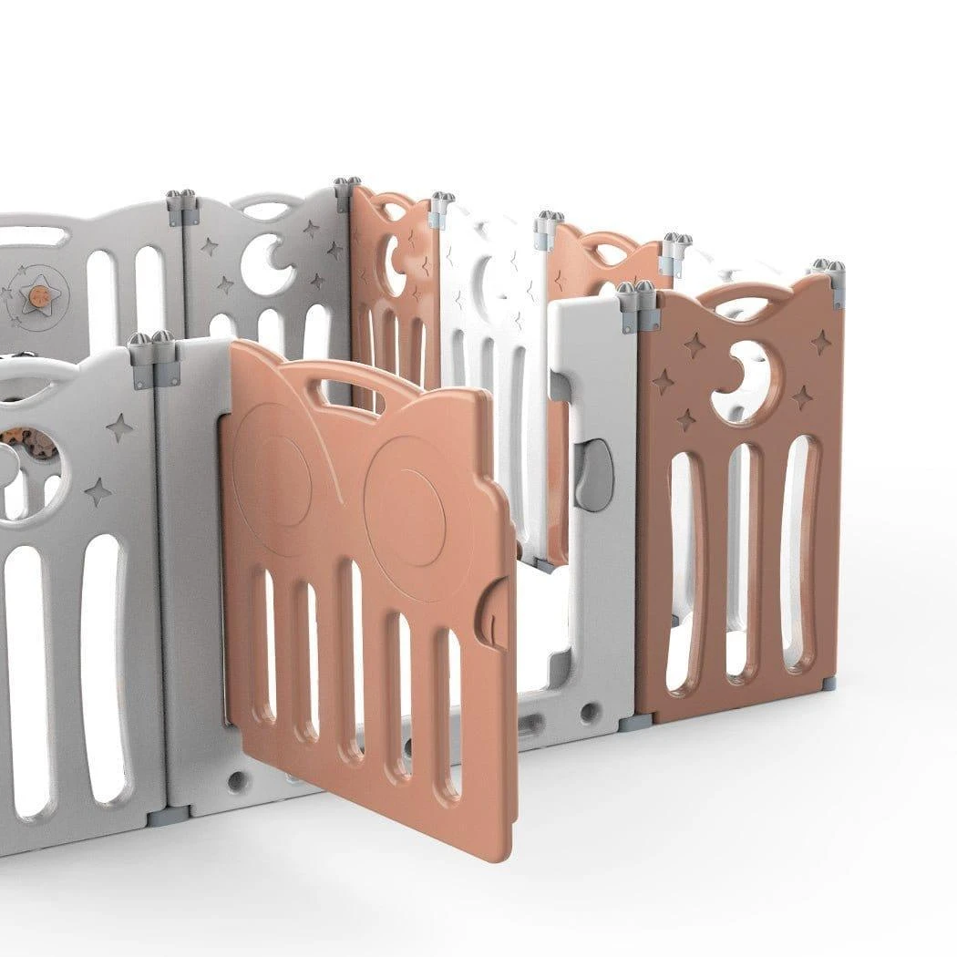 Kids Baby Playpen Toddler Fence With Music Toy 4 Kids Baby Playpen Toddler Fence With Music Toy - Image 2