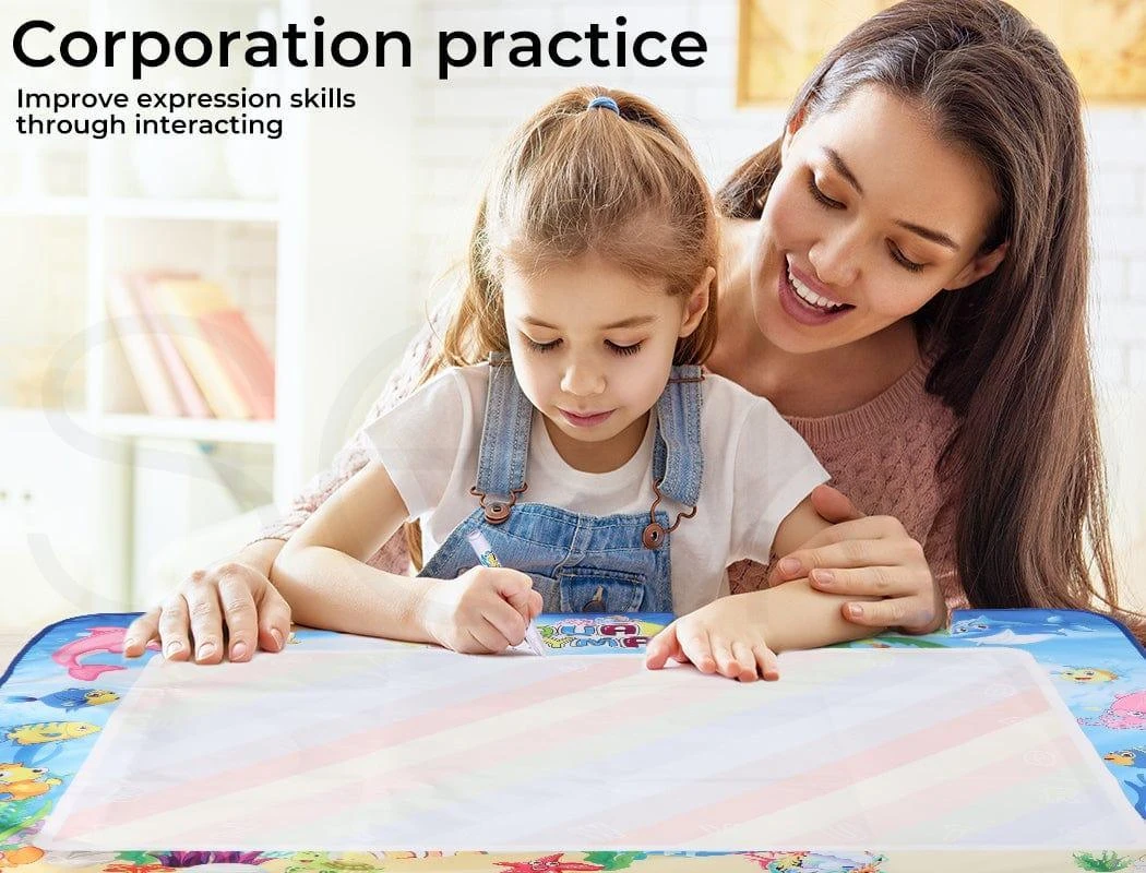 Kids Drawing Mat Aqua Doodle Board Water Painting Writing Magic Educational Toy 13 Kids Drawing Mat Aqua Doodle Board Water Painting Writing Magic Educational Toy - Image 11