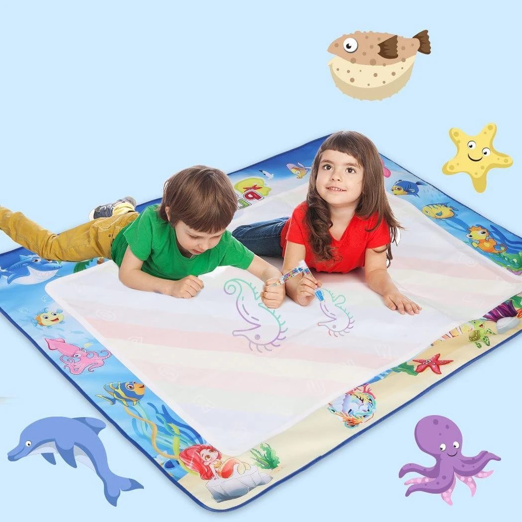Kids Drawing Mat Aqua Doodle Board Water Painting Writing Magic Educational Toy 14 Kids Drawing Mat Aqua Doodle Board Water Painting Writing Magic Educational Toy - Image 12