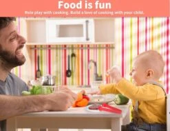 Kids Kitchen Play Set Wooden Toys Children Cooking BBQ Role Food Home Cookware 17 Kids Kitchen Play Set Wooden Toys Children Cooking BBQ Role Food Home Cookware -Baby Products Shop kids kitchen play set wooden toys children cooking bbq role food home cookware lupipop 5