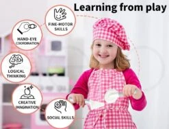 Kids Kitchen Play Set Wooden Toys Children Cooking Pizza Role -Baby Products Shop kids kitchen play set wooden toys children cooking pizza role lupipop 11