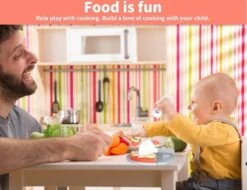 Kids Kitchen Play Set Wooden Toys Children Cooking Pizza Role -Baby Products Shop kids kitchen play set wooden toys children cooking pizza role lupipop 12