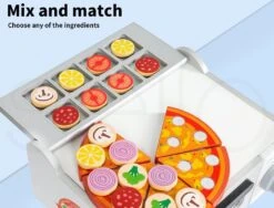 Kids Kitchen Play Set Wooden Toys Children Cooking Pizza Role -Baby Products Shop kids kitchen play set wooden toys children cooking pizza role lupipop 9