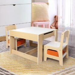 Kids Play Table & Chair Set With Storage -Baby Products Shop kids play table and chair set with storage lupipop 3