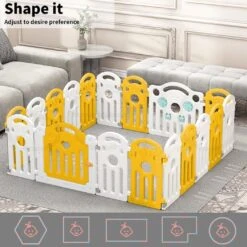 Kids Playpen 18 Panels 175cm×165cm -Baby Products Shop kids playpen 18 panels 175cm165cm lupipop 12