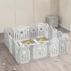 Kids Playpen 18 Panels 175cm×165cm -Baby Products Shop kids playpen 18 panels 175cm165cm lupipop 5