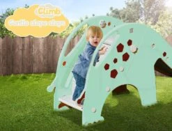 Kids Slide 160cm Extra Long Basketball Hoop Activity Center Toddlers Play Green -Baby Products Shop kids slide 160cm extra long basketball hoop activity center toddlers play green lupipop 13