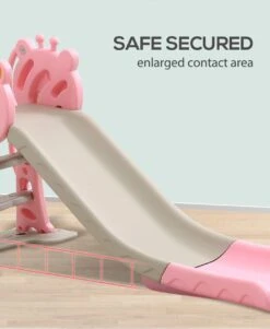 Kids Slide Outdoor Basketball Play Set - Pink -Baby Products Shop kids slide outdoor basketball play set pink lupipop 10