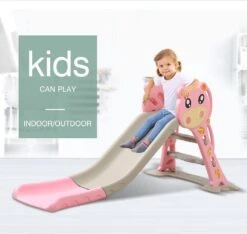 Kids Slide Outdoor Basketball Play Set - Pink -Baby Products Shop kids slide outdoor basketball play set pink lupipop 13