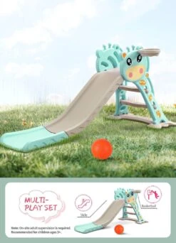 Kids Slide Outdoor PlaySet - Green 31 Kids Slide Outdoor PlaySet - Green -Baby Products Shop kids slide outdoor playset green lupipop 15