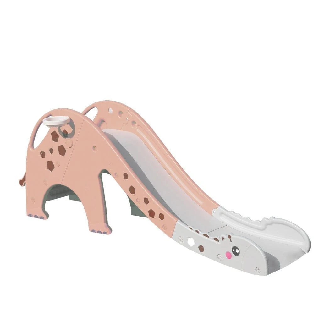 Kids Slide Pink 160cm Extra Long 3 Kids Slide Pink 160cm Extra Long