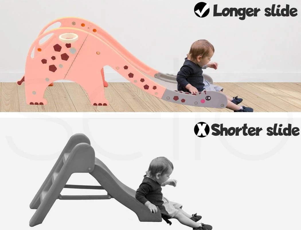 Kids Slide Pink 160cm Extra Long 13 Kids Slide Pink 160cm Extra Long - Image 11