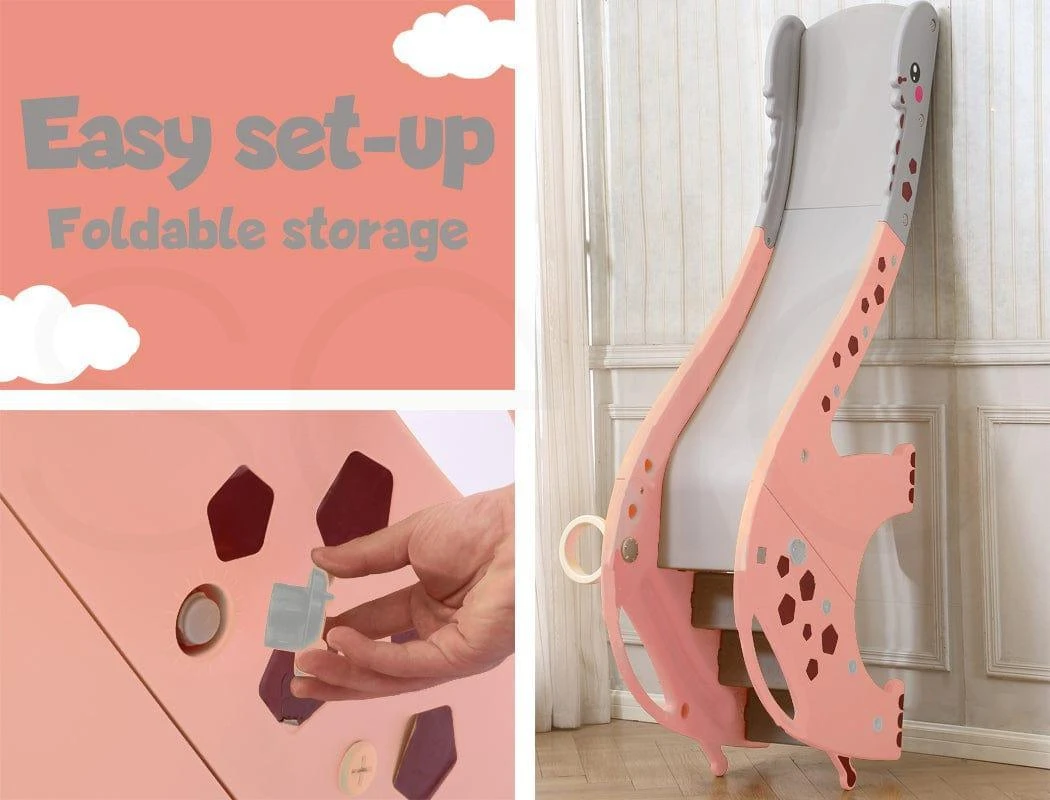 Kids Slide Pink 160cm Extra Long 14 Kids Slide Pink 160cm Extra Long - Image 12