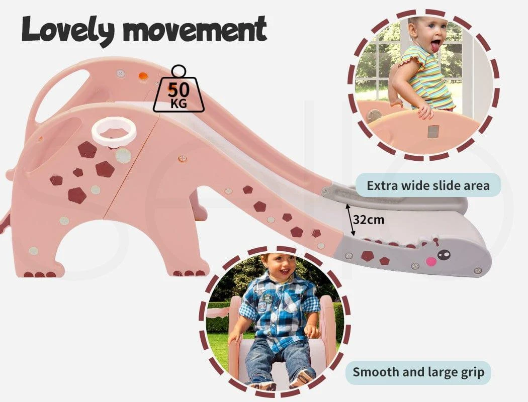 Kids Slide Pink 160cm Extra Long 10 Kids Slide Pink 160cm Extra Long - Image 8