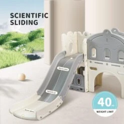 Kids Slide Set With Basketball Ring Hoop -Baby Products Shop kids slide set with basketball ring hoop lupipop 10