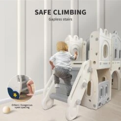 Kids Slide Set With Basketball Ring Hoop -Baby Products Shop kids slide set with basketball ring hoop lupipop 11