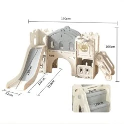 Kids Slide Set With Basketball Ring Hoop -Baby Products Shop kids slide set with basketball ring hoop lupipop 4