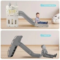 Kids Slide Set With Basketball Ring Hoop -Baby Products Shop kids slide set with basketball ring hoop lupipop 8