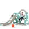 Kids Slide Swing Basketball Ring Play Set - Green 2 Kids Slide Swing Basketball Ring Play Set - Green -Baby Products Shop kids slide swing basketball ring play set green lupipop 1