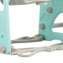 Kids Slide Swing Basketball Ring Play Set - Green -Baby Products Shop kids slide swing basketball ring play set green lupipop 5