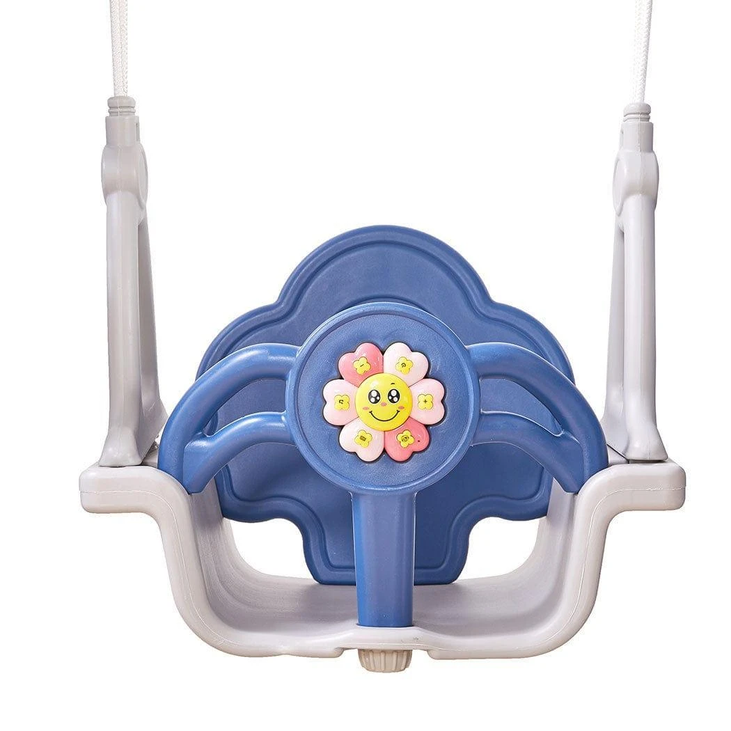 Kids Slide Swing With Basketball Ring Hoop 3 Kids Slide Swing With Basketball Ring Hoop - Image 2