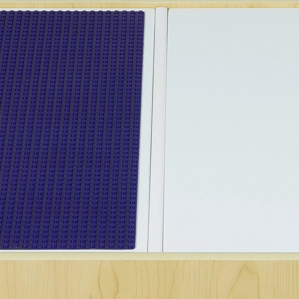 Kids Wooden Table & Chair Set 3-Piece With Building Blocks 7 Kids Wooden Table & Chair Set 3-Piece With Building Blocks - Image 5